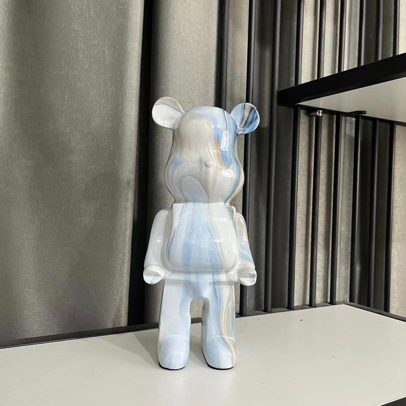 Gấu Bearbrick 400% Nội địa Trung, màu loang cute size 28 cm SẴN HÀNG