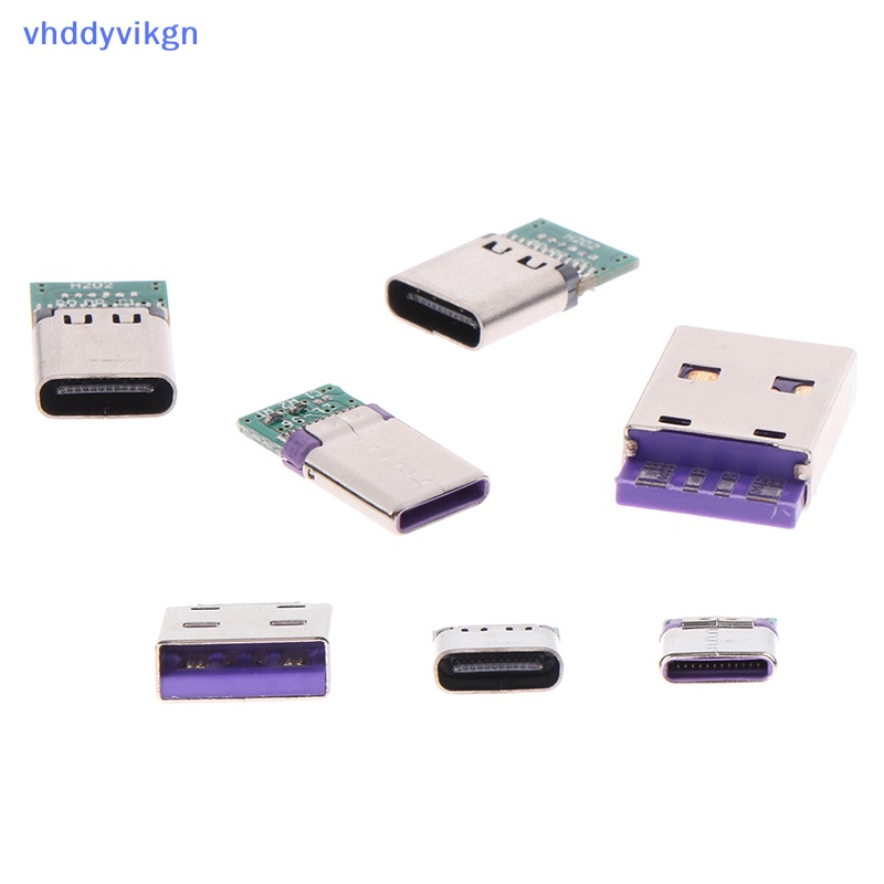 Vhdd Bảng Mạch Hàn 12 / 24 Pin female / male c Sang Cáp & adapter Hỗ Trợ pcb 5 Đầu usb 3.1 type c vn