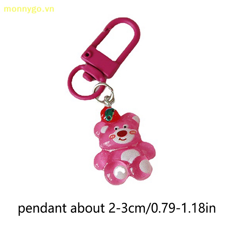 Monnygo Móc Khóa Hình Gấu Dâu Tây Hoạt Hình Dễ Thương vn