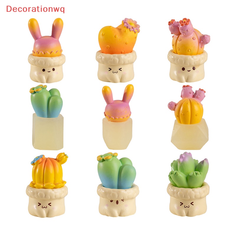 Mô Hình Cây Xương Rồng mini Trang Trí Tiểu Cảnh Mới