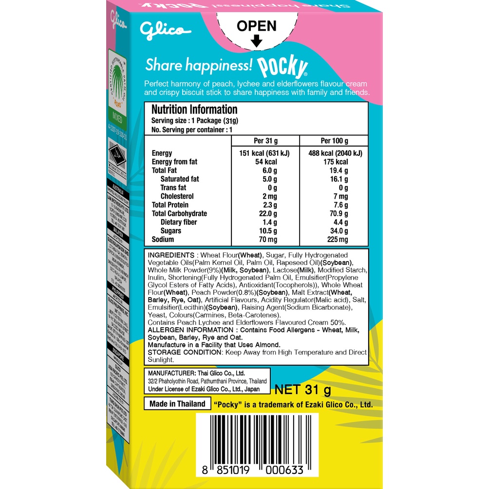 Bánh Que Pocky Hương Mùa Hè 31G