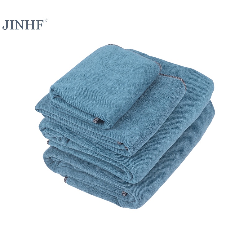 Jinhf Khăn Lông Cừu San Hô Hai Mặt Thấm Hút Nước Nhanh Khô Dùng Trong Rửa Xe Hơi