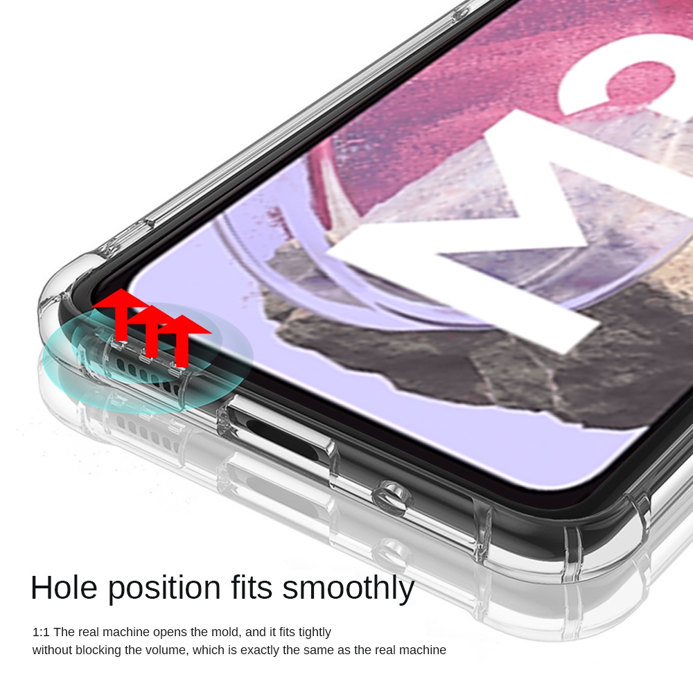 Ôp Điện Thoại Silicon Dẻo Trong Suốt Có Túi Khí Chống Rơi Cho samsung galaxy m34 5g 2023 samsung galaxy m34 m14 m54 5g Ốp