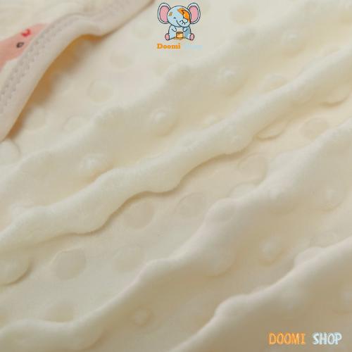 Ủ Xô Muslin Hạt Đậu 4 Mùa Cho Bé Mềm Mịn Thoáng Mát Họa Tiết Siêu Xinh Doomi Shop - HT627