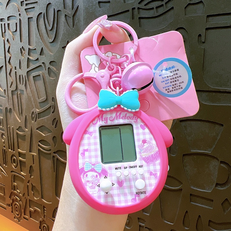 Sanrio Móc Khóa Hình Máy Chơi game tetris