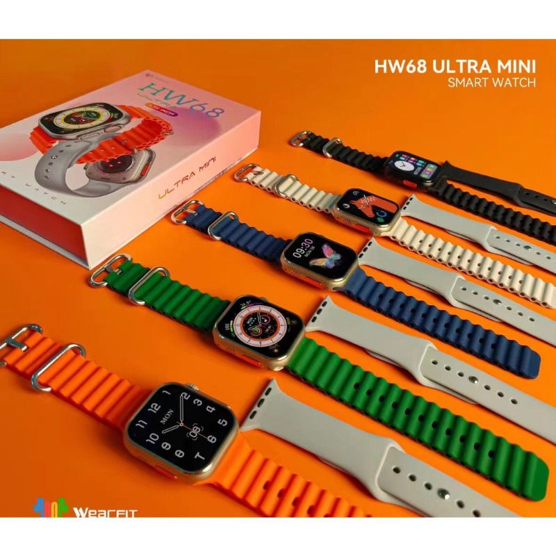 Hw68 Đồng Hồ Thông Minh mini Màn Hình Cảm Ứng 8 1.75 inches nfc 41mm