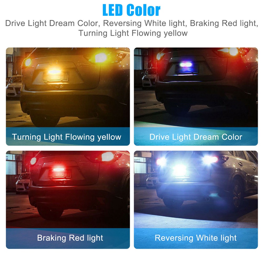 Bảng Đèn led rgb 24 Bóng Báo Tín Hiệu Đỗ Xe Thông Dụng Cho Xe Hơi / Xe Tải / Tàu Thuyền rvs