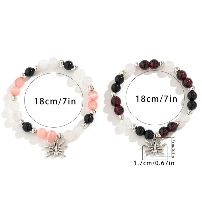 Set 2 Vòng Tay Hóa Trang Người Nhện Kinh Dị Cho Cặp Đôi