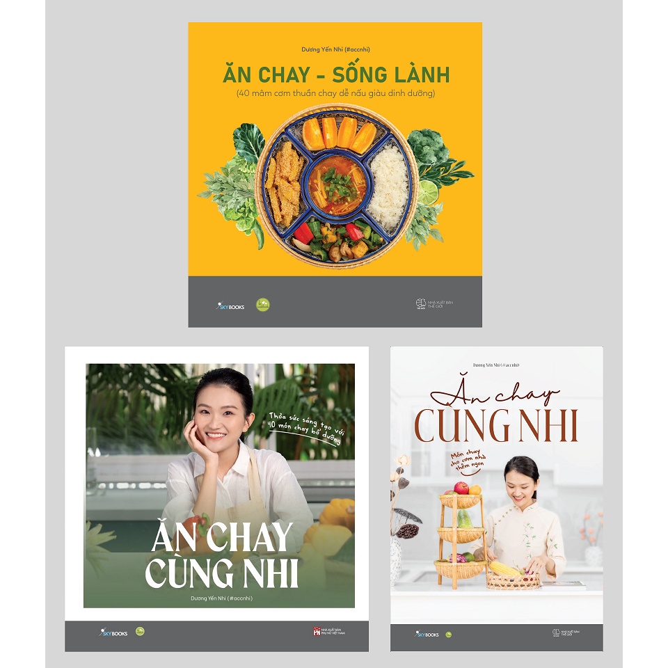 Sách Dạy Nấu Ăn Chay Ăn Chay Sống Lành Ăn Chay Cùng Nhi  Ăn Chay Cùng Nhi  - Bản Quyền