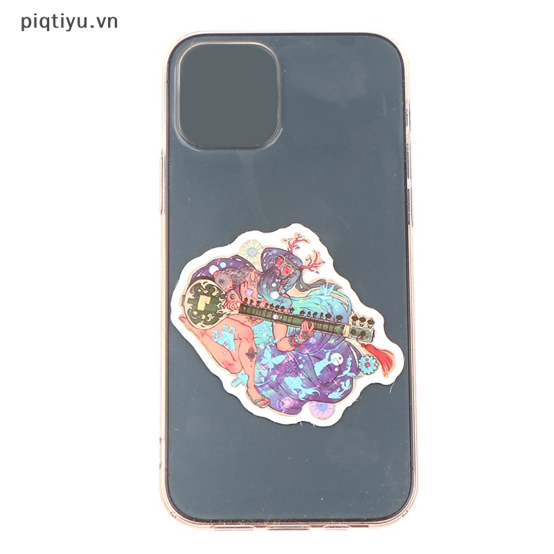 Bộ 50 sticker Dán Trang Trí Ván Trượt Hình hippie