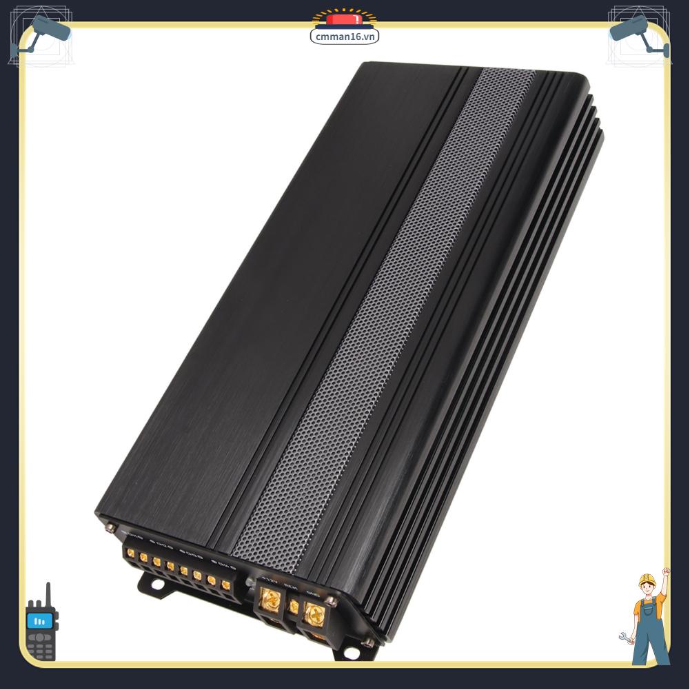 Lorrtta Bộ khuếch đại ô tô 4CH Class AB 400W 4 Ohms công suất 12V có thể kết nối cho loa Loa siêu trầm