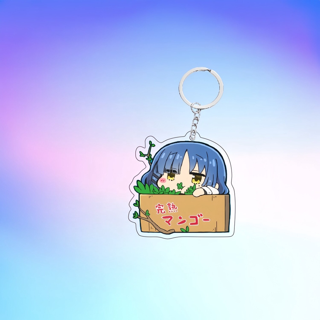 Móc khoá Hitori Gotoh Yamada Ryo Anime KeyChain BOCCHI THE ROCK Móc khoá Anime Manga in hình nhân vật 2 mặt rõ nét