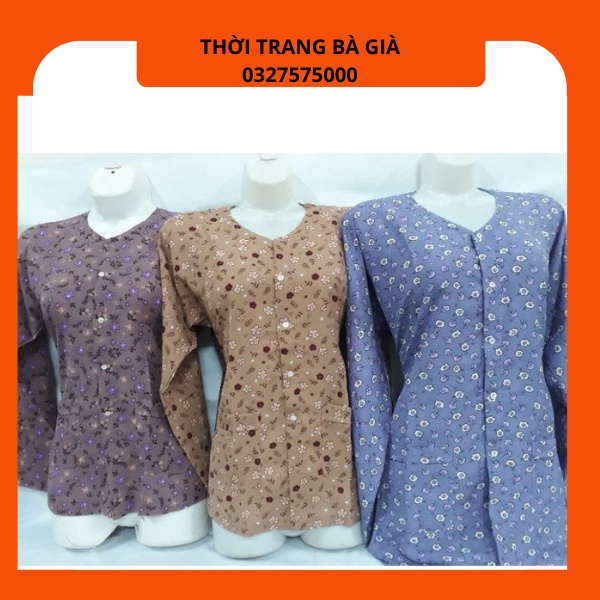 Áo đũi bà già  dài tay cho các bà các mẹ CAMAVINGA