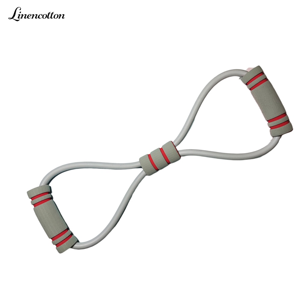 Dây Đai Kháng Lực Hình Số 8 Bằng Cotton Lanh Hỗ Trợ Luyện Tập Lưng yoga / gym / Thể Hình