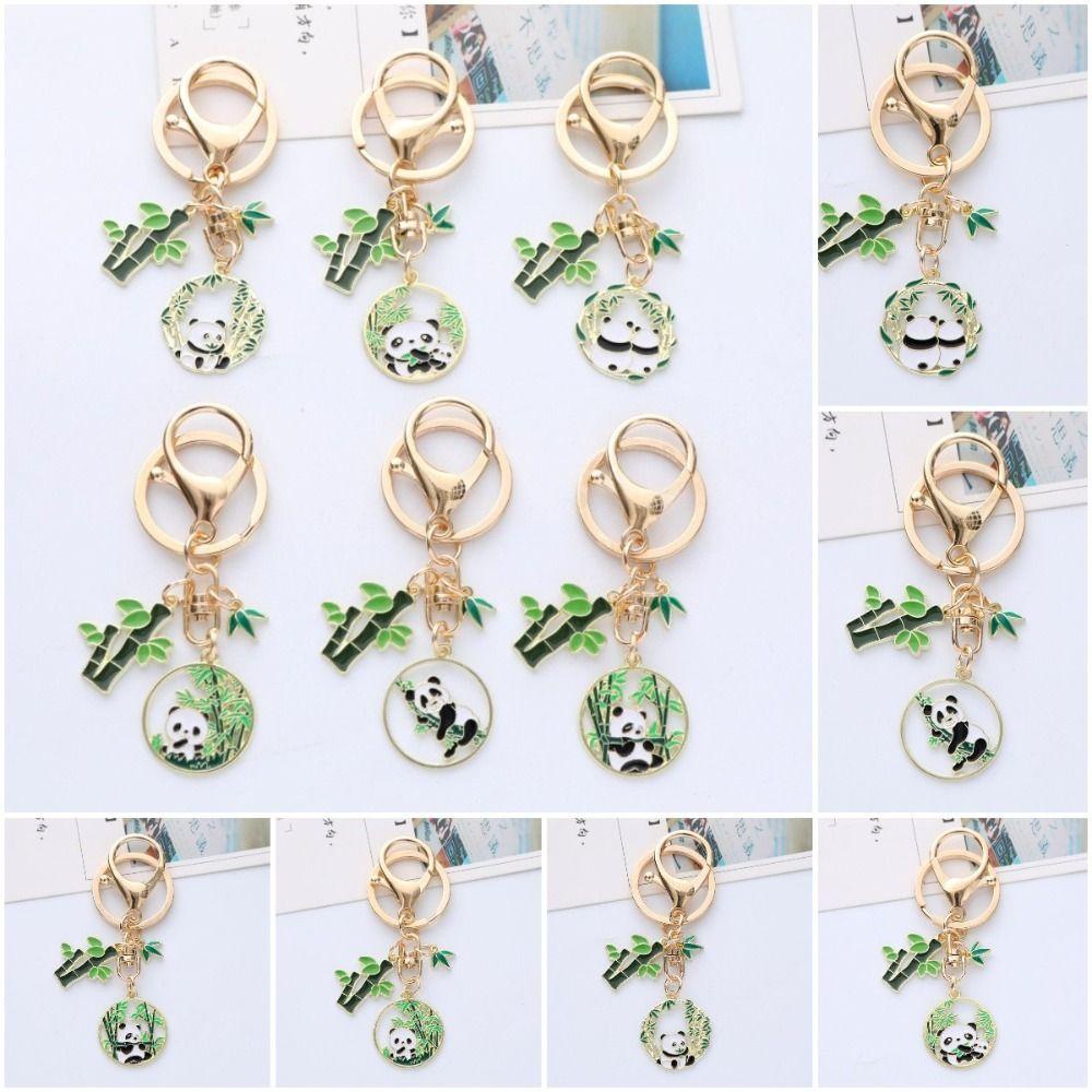 Shanhai Móc Khóa Gấu Trúc Hoạt Hình Phong Cách Trung Hoa Cổ Điển