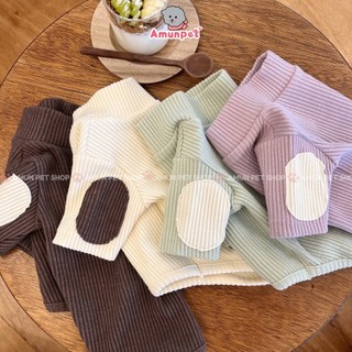 Áo Nỉ Cho Chó Mèo Mặc Mùa Thu Đông Giữ Ấm Quần Áo Thú Cưng Thời Trang Cho Cún Poodle Cao Cấp Amun Pet