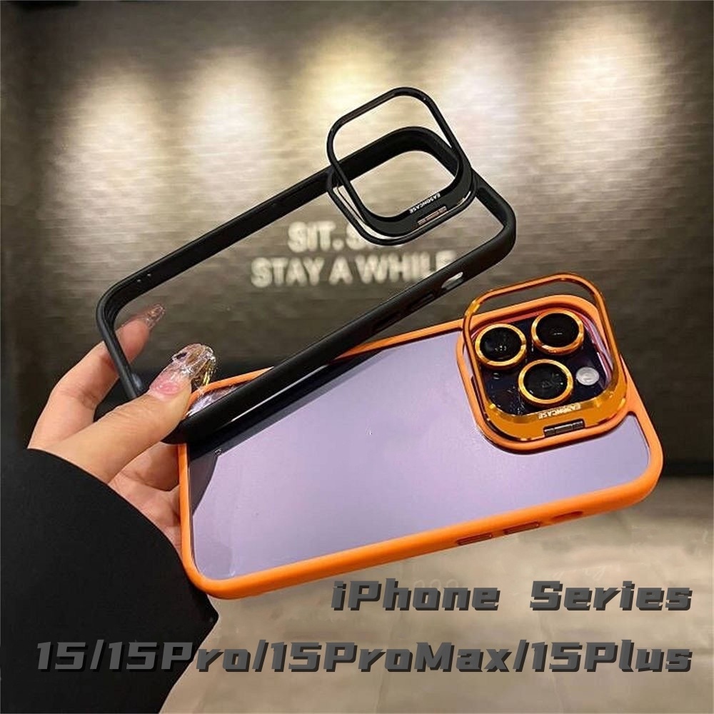 Ốp Điện Thoại Titan Màu Xám Tùy Chỉnh Bảo Vệ Ống Kính Trước Chống Rơi Cho iphone 15promax 12 13 15 14 pro max 11