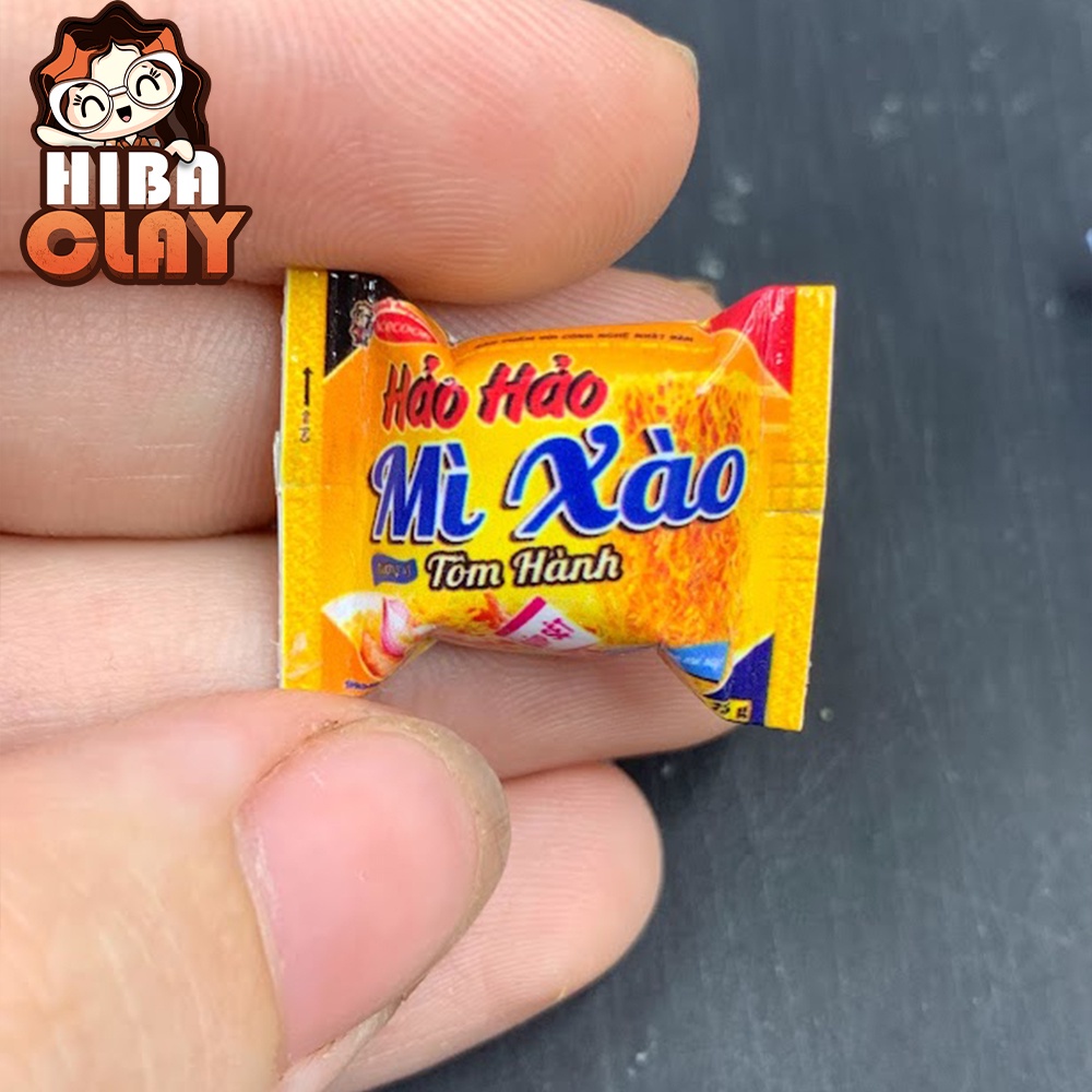 Mô hình mì Tôm Hảo Hảo Minifood trang trí mô hình, đồ ăn mini mô hình cho búp bê DIY