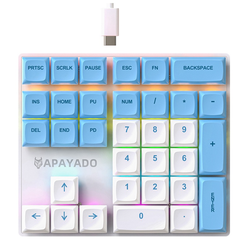 Bàn Phím Cơ apayado 33 Phím Có Đèn Nhiều Màu