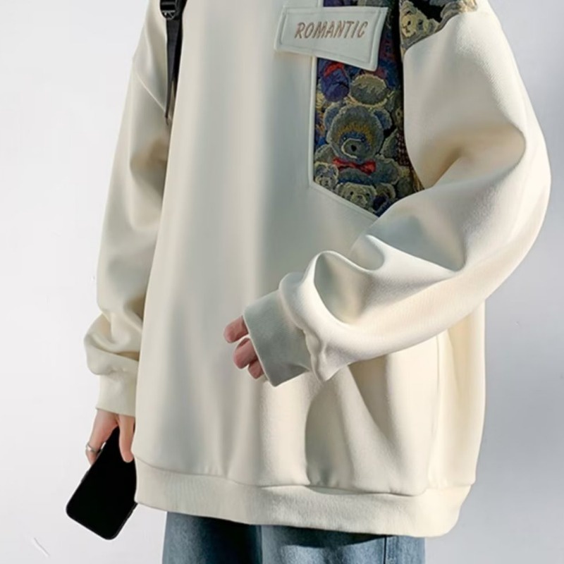 Senma Áo Khoác cotton Phong Cách Đường Phố Mỹ Mùa Xuân Thu Mới Cho Nam