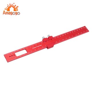 Thước amagogo chính xác 45 góc 90 độ thước bỏ túi di động màu đỏ