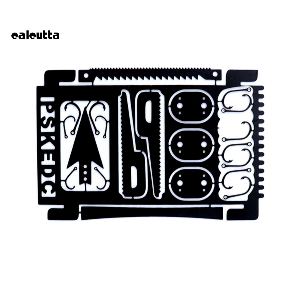 Thẻ Móc Câu Cá Sinh Tồn Đa Năng Bằng Thép Không Gỉ