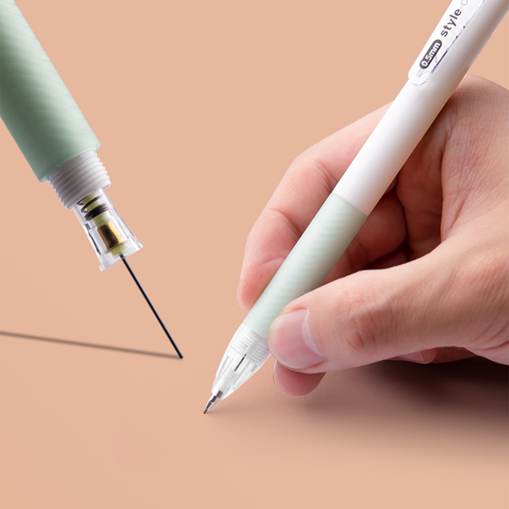 Bút Chì Cơ Kiểu Đẩy Đơn Giản Kèm Cục Tẩy 0.5 / 0.7 wj438