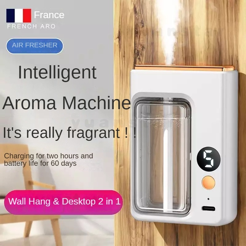 Máy Khuếch Tán Tinh Dầu Sóng Siêu Âm Không Dây mini Hiển Thị Kỹ Thuật Số Cho Nhà Vệ Sinh