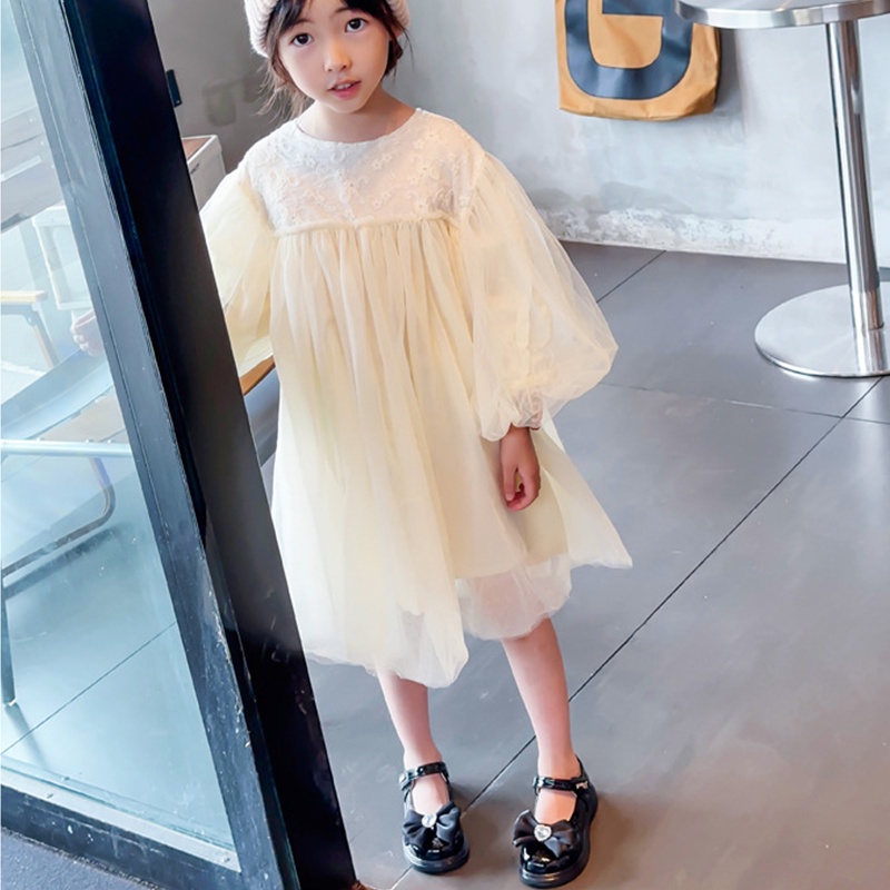 Suge Giày Búp Bê Da Đính Nơ Phong Cách Công Chúa Thời Trang Mùa Thu 2023 Cho Bé Gái