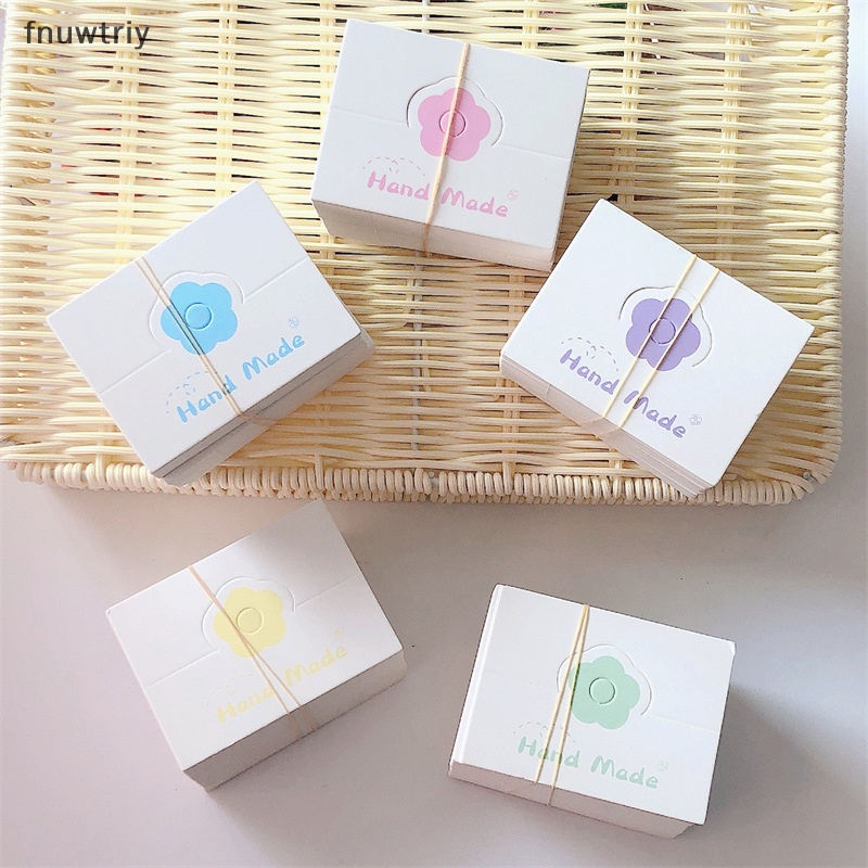 Set 50 Tấm Hình Hoa Nhiều Màu Sắc Dùng Để Trưng Bày Kẹp Tóc / Dây Chuyền / Thẻ / Vòng Tay vn
