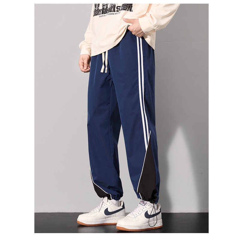 Plus Quần Dài Lưng Cao Dáng Ôm Thời Trang Đường Phố Cá Tính Cho Nam