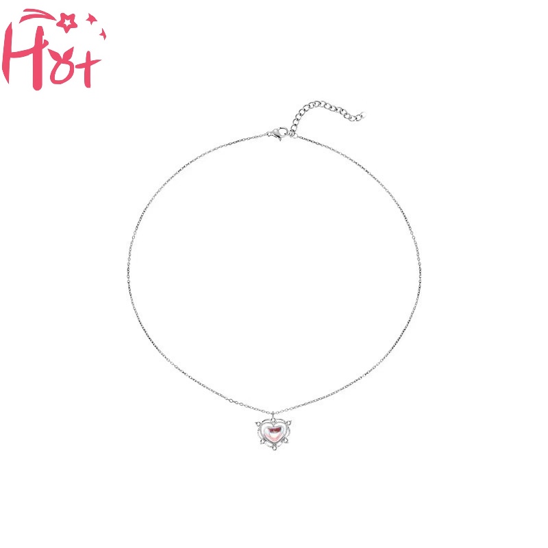 Jr Vòng cổ choker Mặt Trái Tim Đính Đá Phong Cách vintage Cho Nữ vn