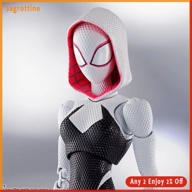 Mô Hình Nhân Vật Người Nhện Hoạt Hình shf spider-gwen Quà Tặng Trang Trí