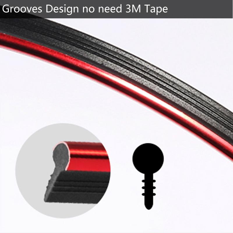 Klnu Dải Dán Trang Trí Viền Cửa Xe Hơi Bằng chrome Trang Trí Nội Thất