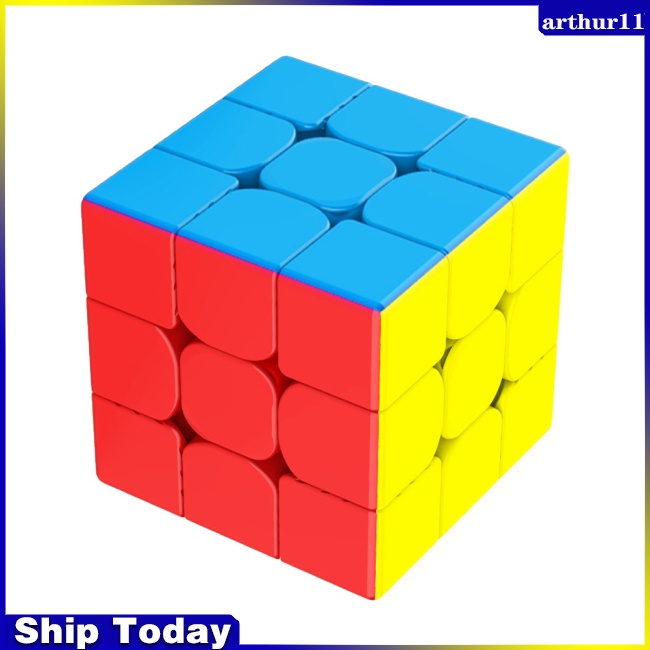 Đồ Chơi Khối Rubik 3x3 Xoay Tròn Mượt Có Nam Châm Giáo Dục Cho Người Lớn Và Trẻ Em