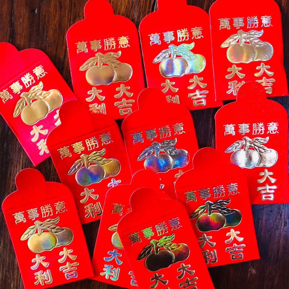 Set 25 Bao Lì Xì Năm Mới 2024 mini Phong Cách Trung Hoa