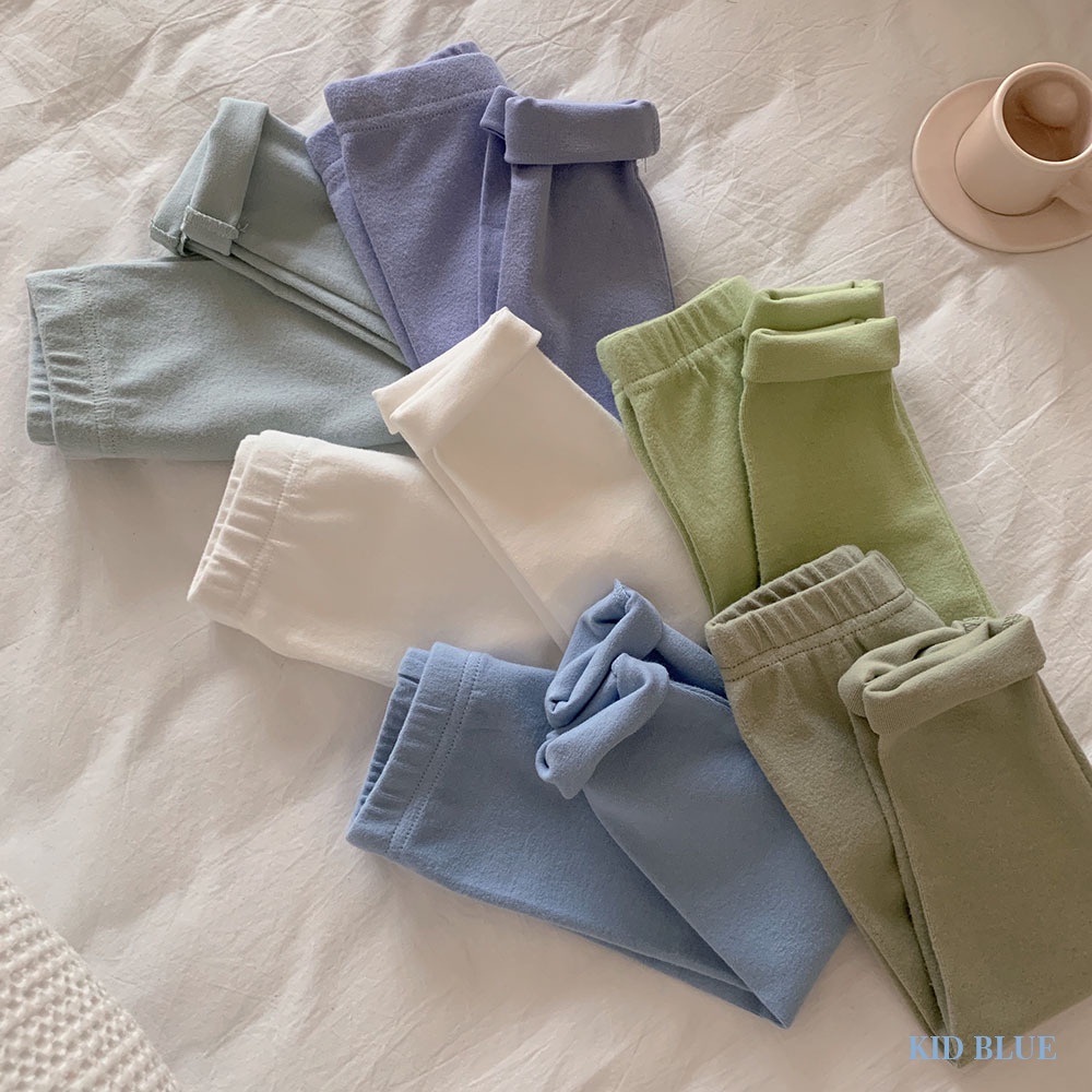 Quần Legging Dáng Ôm Co Giãn Tốt Thời Trang Mùa Thu Cho Bé