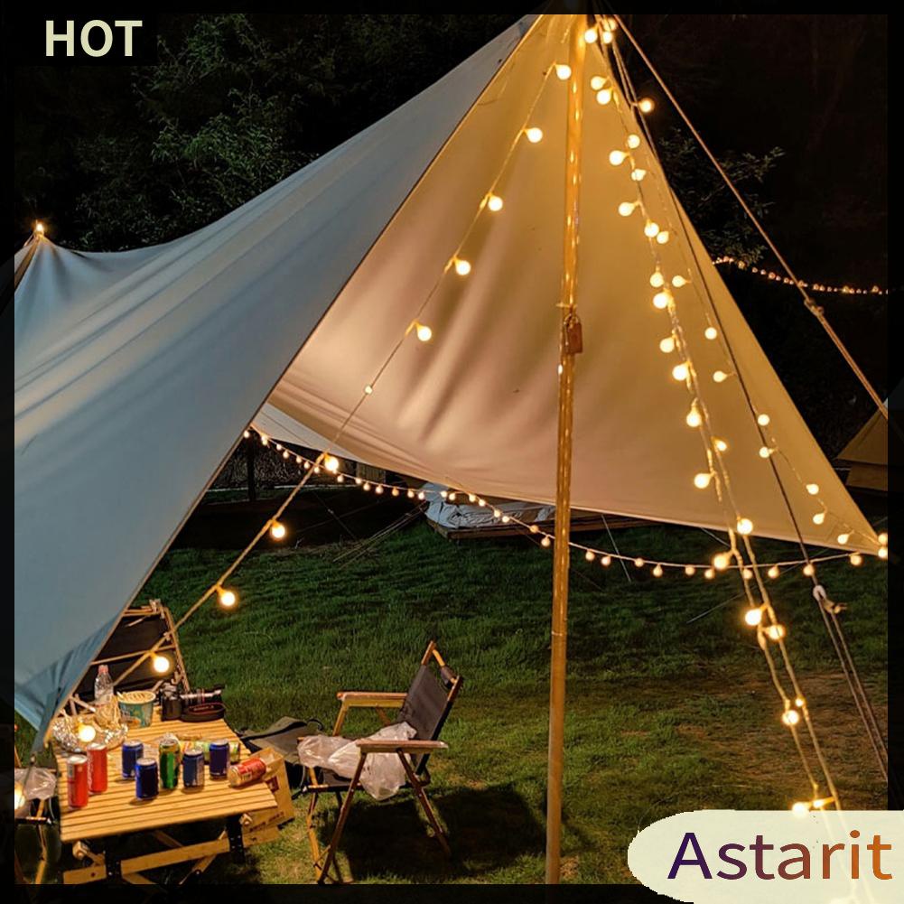 Dây Đèn Led 6 / 10m Ánh Sáng Ấm Áp Cắm Trại Tiện Dụng