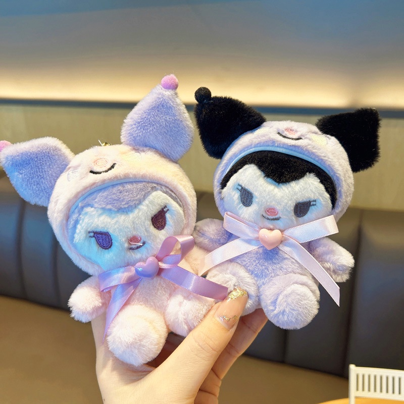 Móc Khóa Hình Búp Bê kuromi Hoạt Hình Nhồi Bông Đáng Yêu
