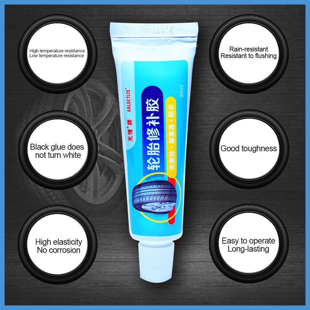 Miếng Dán Cao Su Màu Đen Chống Nước Cách Nhiệt Dùng Sửa Chữa Bánh Xe