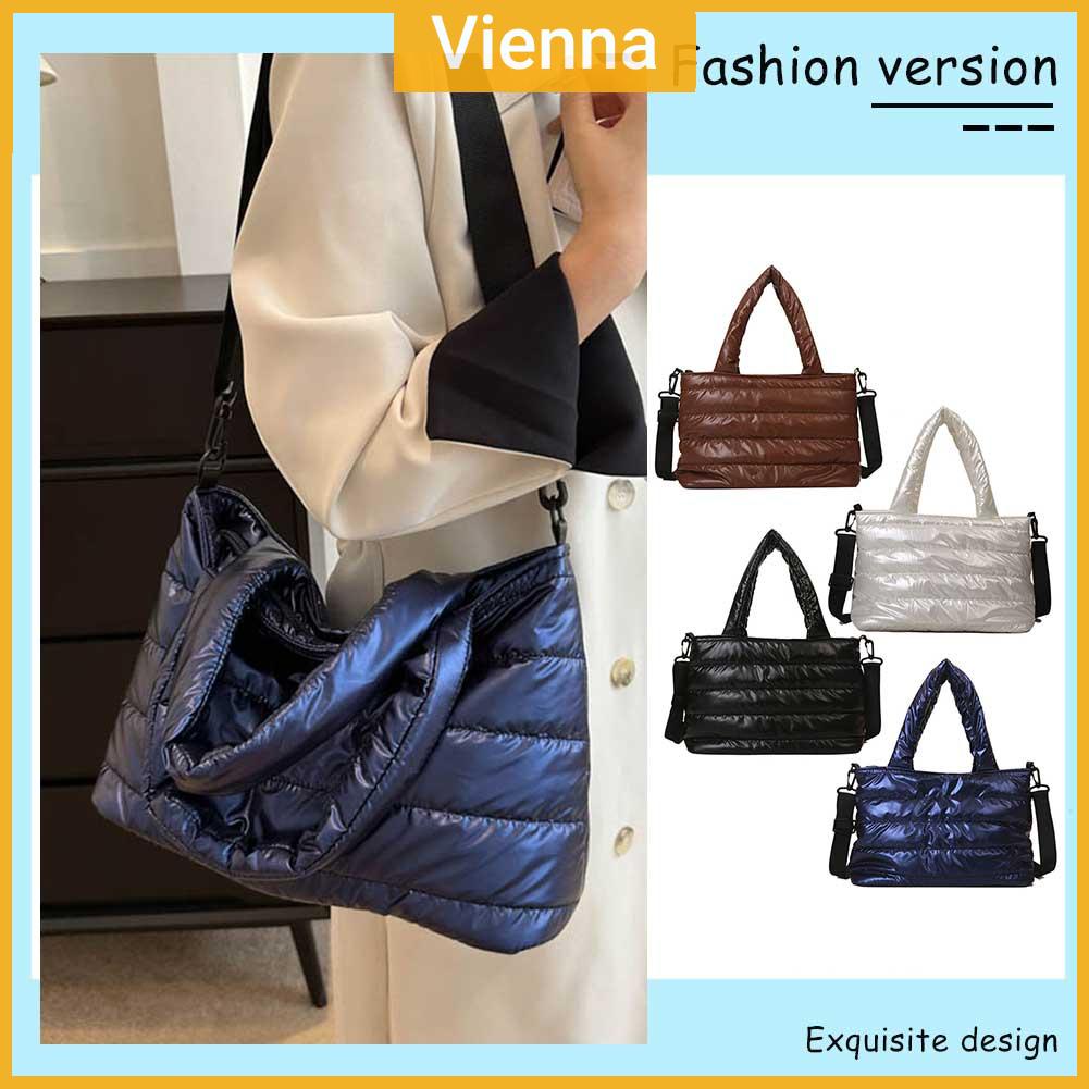 Túi tote Đeo Vai / Xách Tay Có Đệm Mút Đơn Giản Cho Nữ