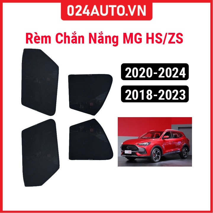 Bộ rèm che nắng ô tô nam châm theo xe MG HS/ZS 2018-2024 chắn nắng tốt, lắp đặt đơn giản, tiện lợi