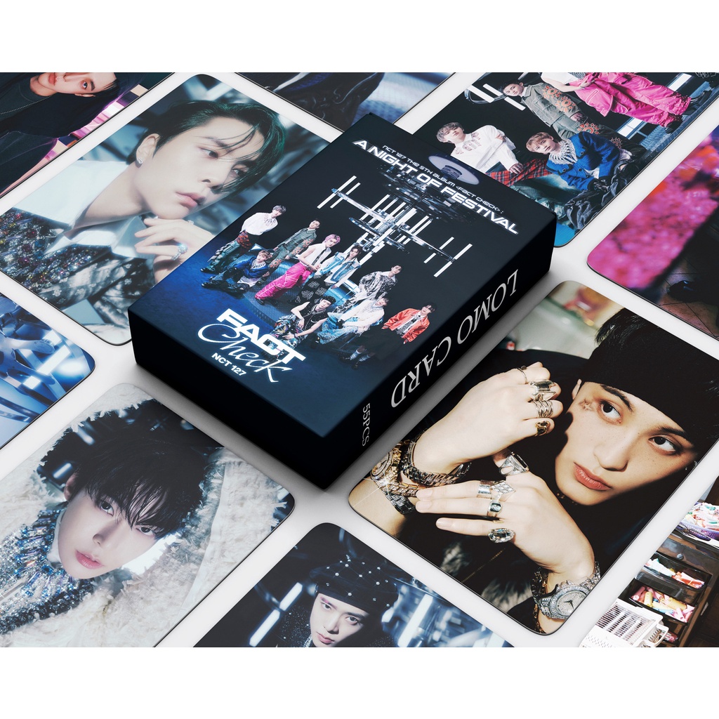 NCT127 2024 Season's Greetings Photocard Lomo Card Postcard 55pcs/box