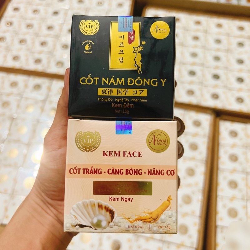 Cốt Nám Đông Y Nicos dưỡng trắng