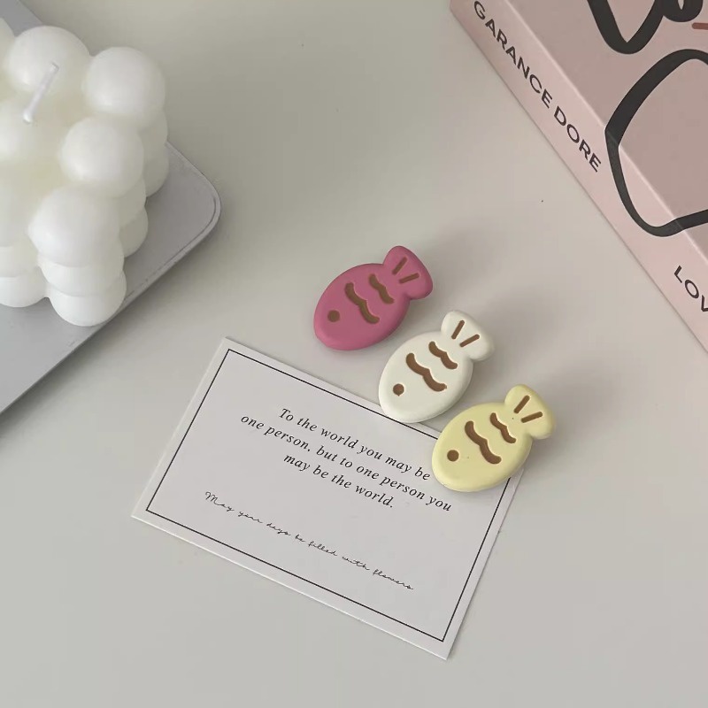 1 Kẹp Tóc Cá Đính Nơ Xinh Xắn Cho Bé Gái