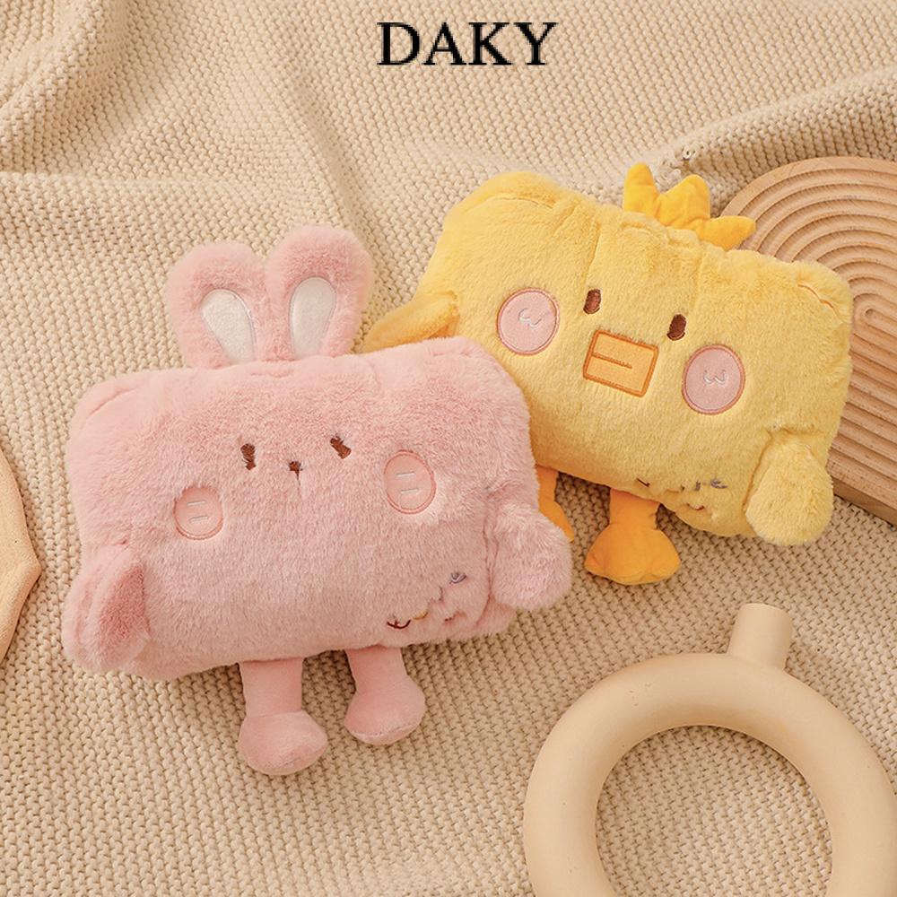 Túi chườm sạc điện tự ngắt vỏ bông rời tháo được hình cute, túi sưởi ấm tay chân, giảm đau bụng kinh DAKY