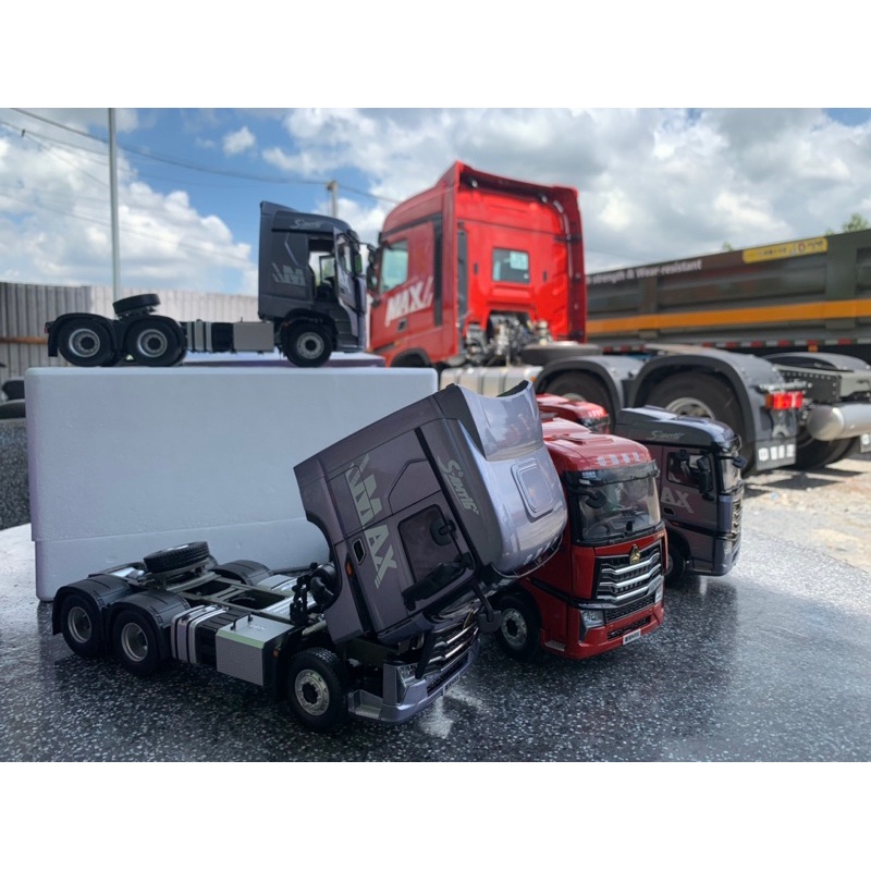 Mô hình xe đầu kéo Max hợp kim tỷ lệ 1/24