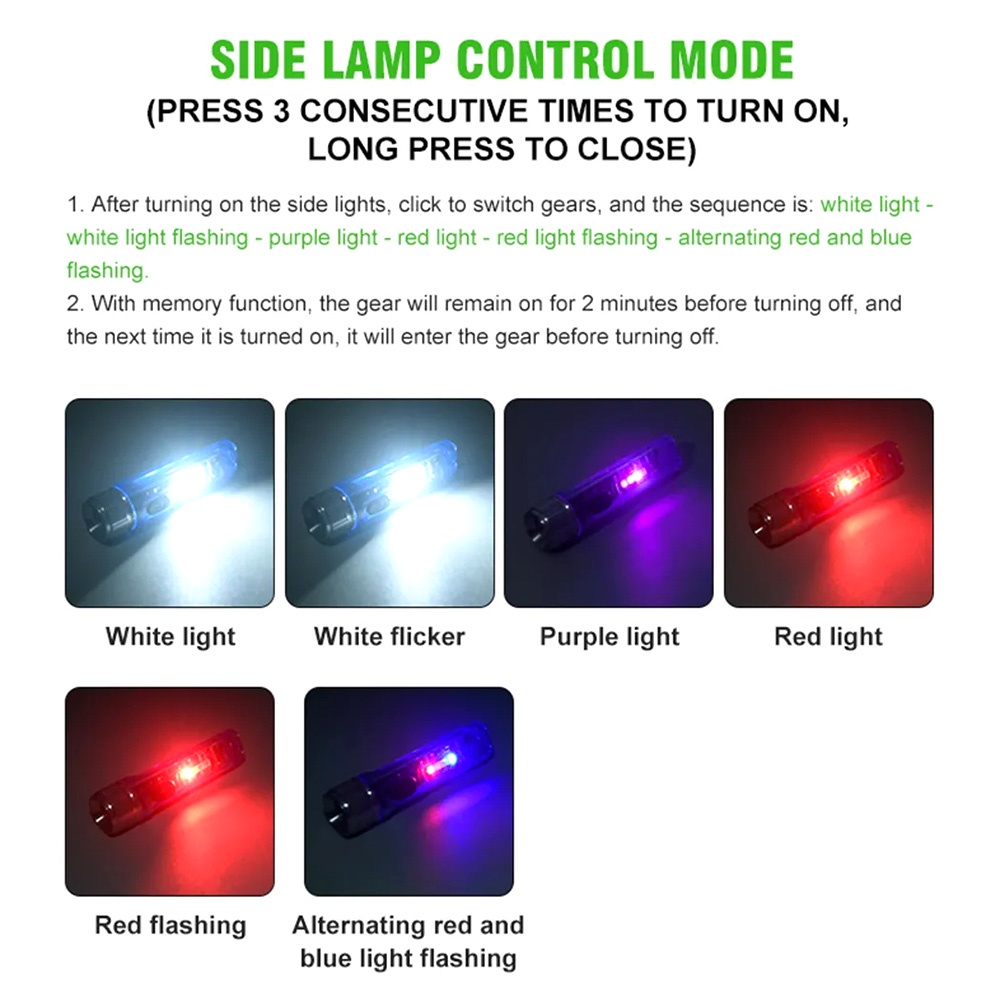 Móc Khóa Gắn Đèn Pin 500 lumen mini Bỏ Túi Tiện Dụng