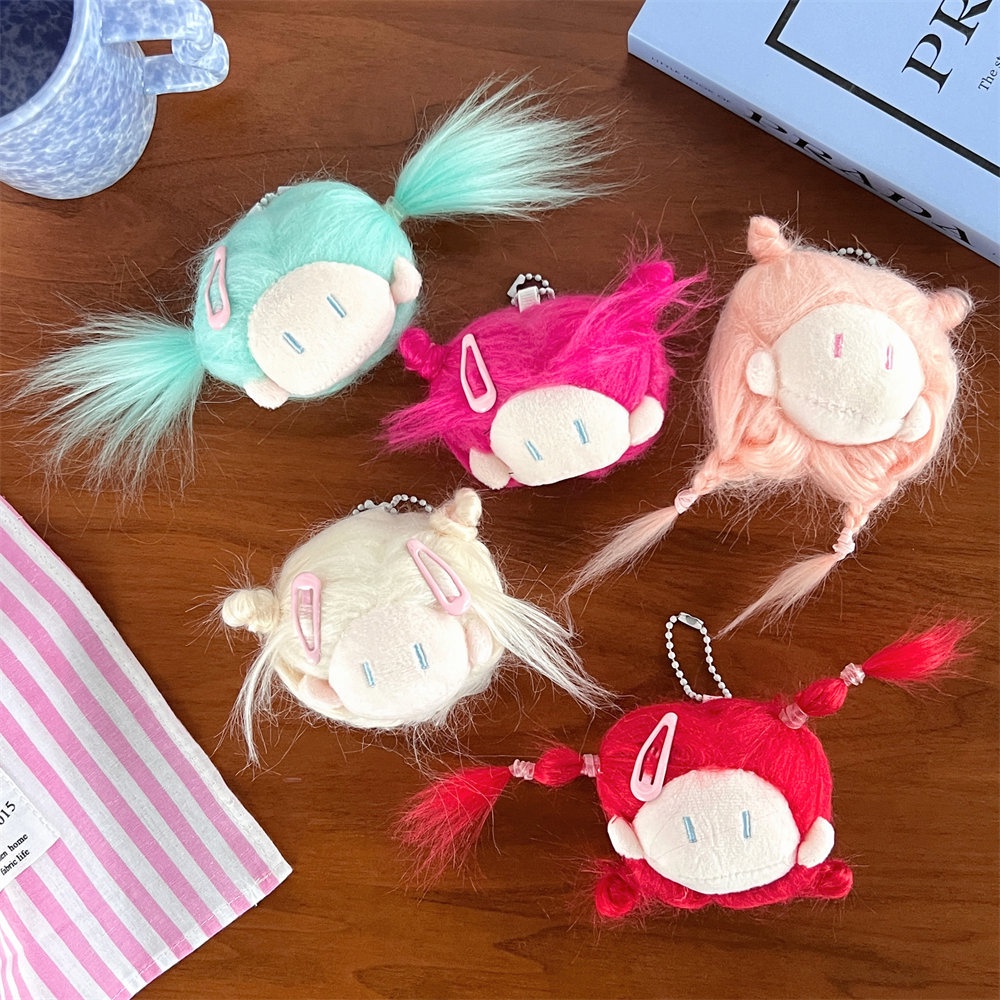 Móc Khóa Hình Thú Nhồi Bông Hoạt Hình Sáng Tạo