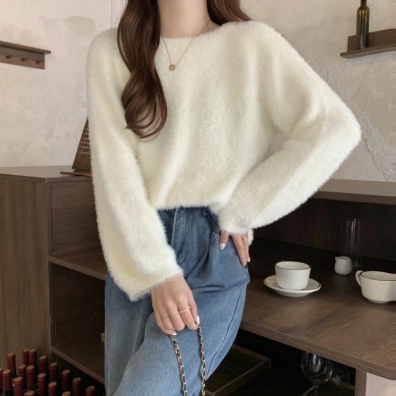 Áo Len Tay Dài Dáng Rộng Phong Cách Thời Trang Thu Đông Mới
